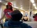 Crazy Bitch On Train Caught On Tape - Youtube