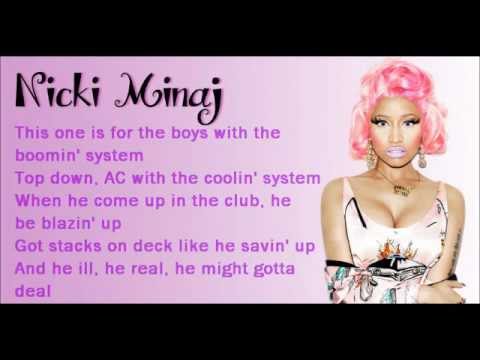 Nicki Minaj - Super Bass - Lyrics - YouTube