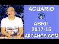 Video Horscopo Semanal ACUARIO  del 9 al 15 Abril 2017 (Semana 2017-15) (Lectura del Tarot)