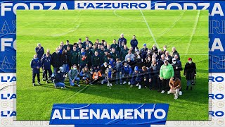 Il primo allenamento degli Azzurri | Verso Italia-Svizzera