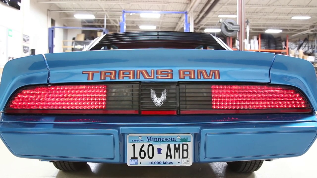 firebird sequential tail lights