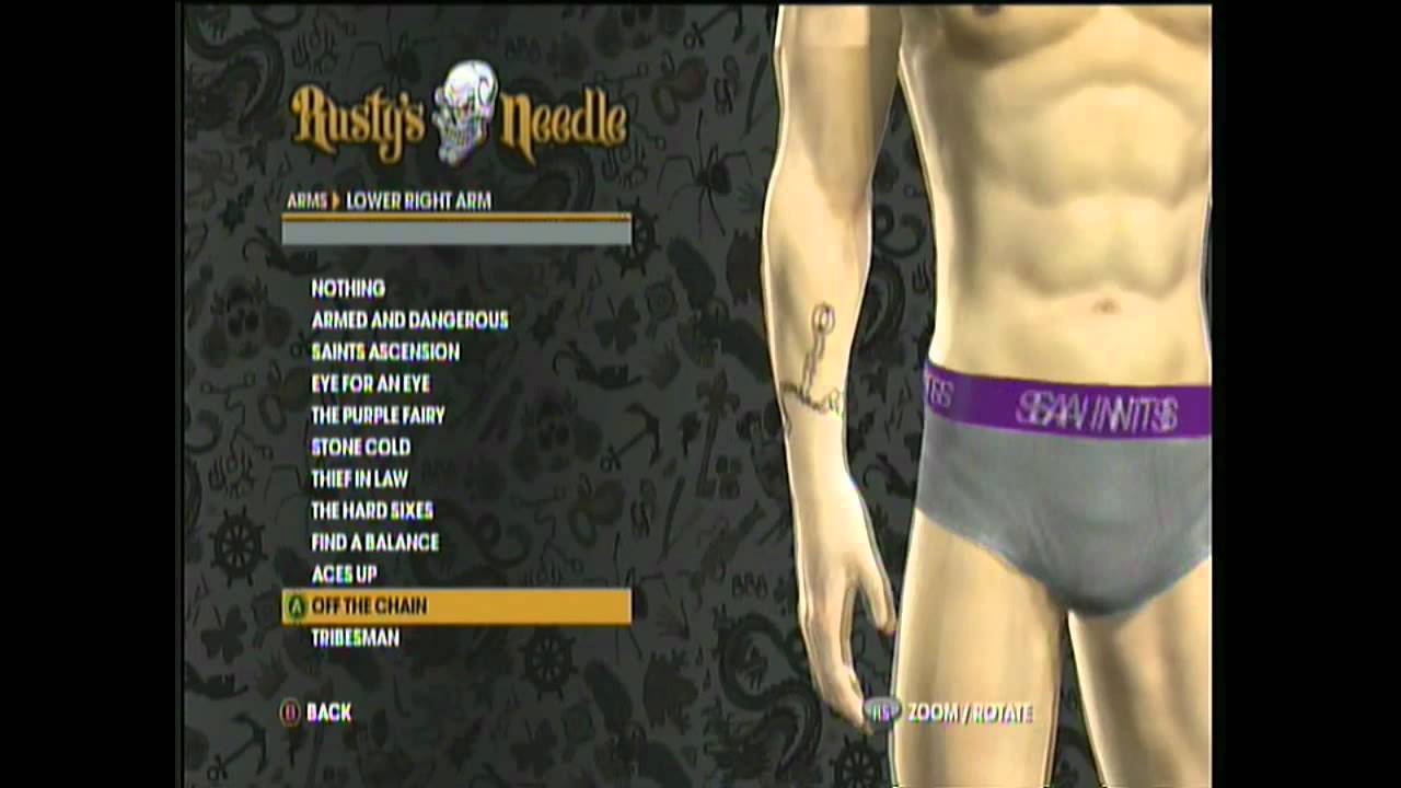 saints row the third tattoos youtube saints row the third tattoos youtube