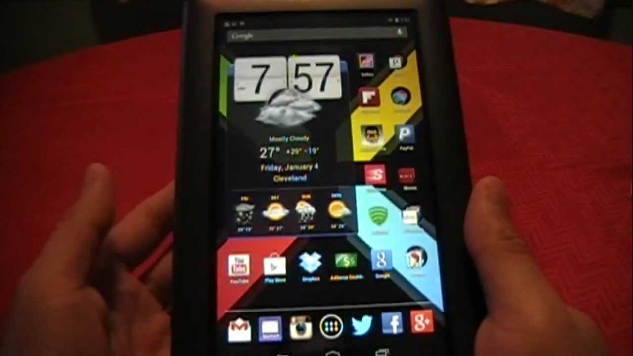 TRANSFORM YOUR NOOK COLOR IN TO A NEXUS 7 CYANOGENMOD 10 JELLY BEAN 4 ...