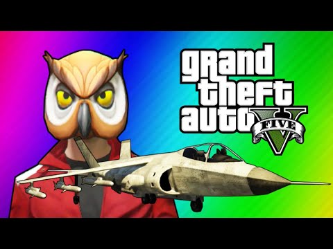 GTA 5 Online Funny Moments - Hydra Jet Fun, Delirious's Battle Gear, Owl Tree!
