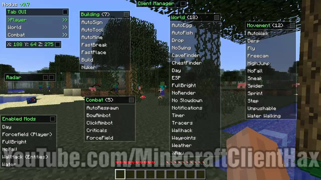 Nodus 9.7 client for Minecraft 1.3.1 Tutorial + Free Download ...