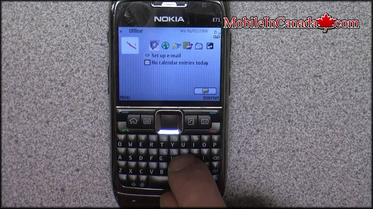 How to enter unlock code on Nokia E71 From Rogers - www.Mobileincanada ...