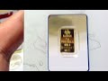 PAMP 1 gram gold bar - HD