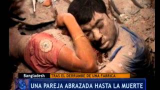 Una pareja abrazada hasta la muerte - Telefe Noticias