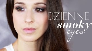 Smoky eyes w wersji dzienniej.