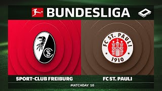 Sport-Club Freiburg vs. FC St. Pauli | Matchday 10 — Bundesliga 2025/26