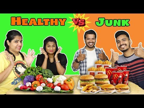Healthy Food Vs Junk Food Challenge Part -2 | Hungry Birds
