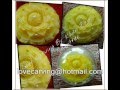 Sculpture sur fruits et legumes carving fruit and vegetable by Khun Bam Sawitree