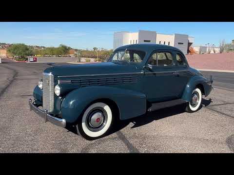 video 1938 LaSalle 50 Series Opera Coupe