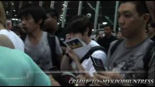 [Fancam] 110724 BEAST going back to Korea - KLIA (Yoseob rumor)