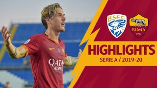 ZANIOLO ENTRA E LA CHIUDE! | Brescia 0-3 Roma | Serie A Highlights 2019-20