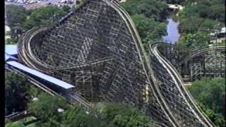 The Texas Giant Roller Coaster at Six Flags over Texas