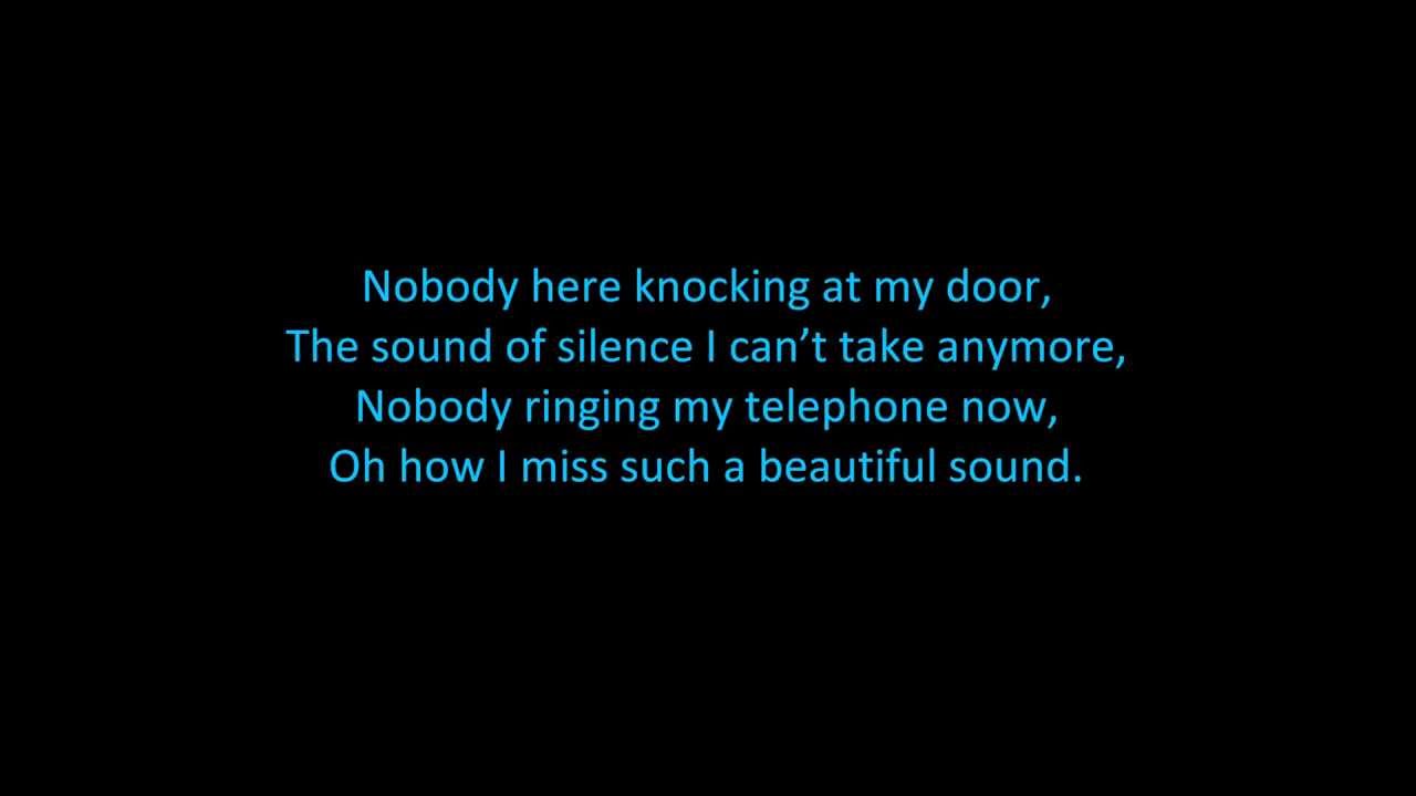 nobody here knocking at my door lyrics