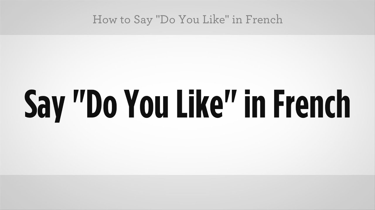 how do you say are you english in french