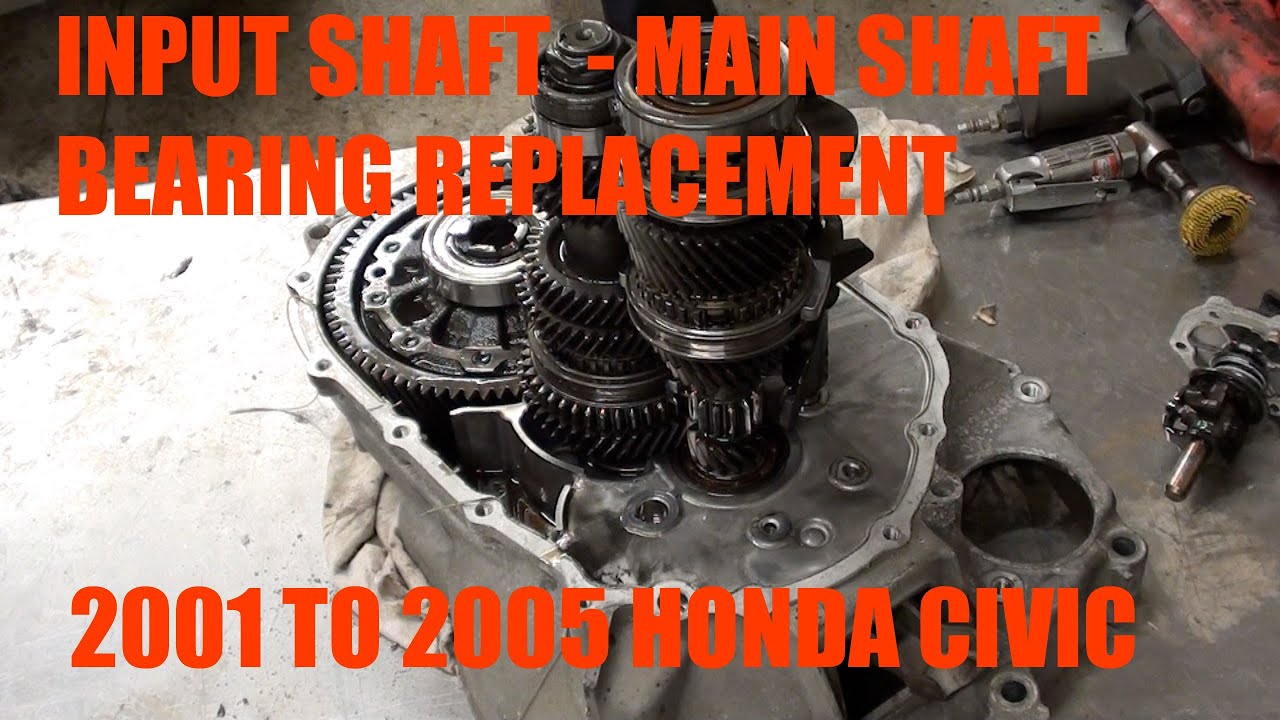 How to replace input shaft bearing / main shaft bearing bearing on a