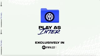 PLAY AS INTER | EXCLUSIVELY IN FIFA 22 🎮⚽⚫🔵??