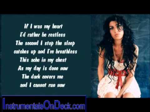 Amy Winehouse "Wake Up Alone" Karaoke Instrumental + Download ...