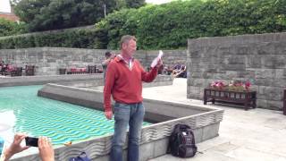 Tony Rochford speaks at Garden of Remembrance