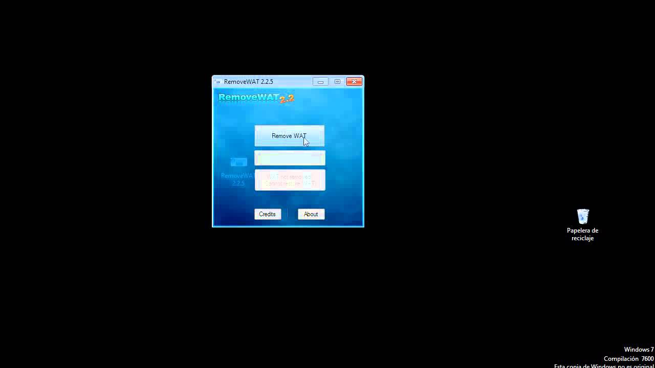 Remove WAT Windows 7 tutorial funciona 100% - YouTube