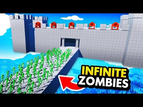 INFINITE ZOMBIE APOCALYPSE vs SKY HIGH RAGDOLL CASTLE (Fun With Ragdolls: The Game Funny Gameplay)