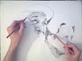 CRAZY! TWO HANDED DRAWING practice run - TheportraitArt