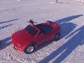 Over Powered Powerwheels Snow Jam Barbie Jeep vs. Corvette vs. F150 vs. Mustang Crazy Drift
