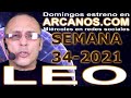 Video Horscopo Semanal LEO  del 15 al 21 Agosto 2021 (Semana 2021-34) (Lectura del Tarot)