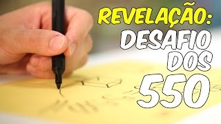 Revelação do desafio matemático dos 550