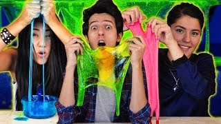 HACIENDO SLIME FACIL 3 RECETAS PARA HACER SLIME O MOCO DE GORILA | POLINESIOS