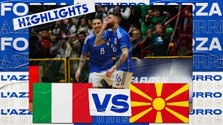 Italia-Macedonia del Nord 6-3 | Futsal | Qualificazioni Mondiali 2024