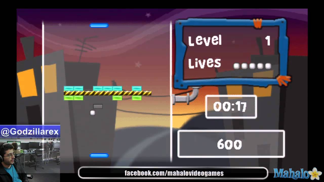 Brick Breaker Walkthrough Dual Paddle Mode - Level 1 - YouTube