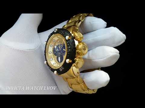 Download Часы Invicta Reserve Subaqua Noma VI 21676 Swiss Quartz 52 mm Chronograph Gold