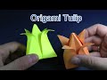 1 - Origami Tulip Flower Instructions