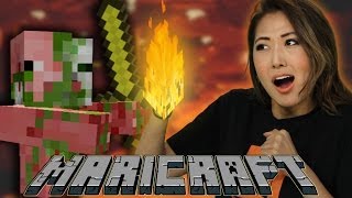 JOURNEY TO THE MINECRAFT NETHER (MariCraft)