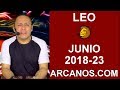 Video Horscopo Semanal LEO  del 3 al 9 Junio 2018 (Semana 2018-23) (Lectura del Tarot)