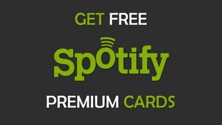 Get FREE Spotify PREMIUM cards w/ Proof [WORKING JULY 2013]