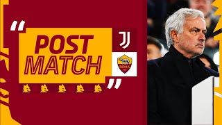 “La Roma ha giocato bene, meritavamo di più” | JOSÉ MOURINHO AL TERMINE DI JUVENTUS-ROMA