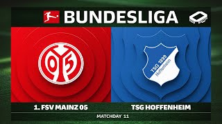 1. FSV Mainz 05 vs. TSG Hoffenheim | Matchday 11 — Bundesliga 2025/26