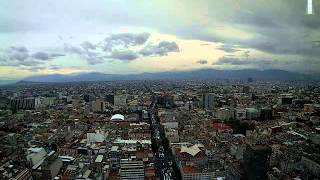 Sismo 8 de mayo 2014 Ciudad de México. Vista Torre Latino Norte piso 41 (Timelapse)