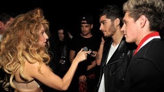 LADY GAGA GIVES ONE DIRECTION ADVICE AFTER BEING BOOED 2013 MTV VMAS