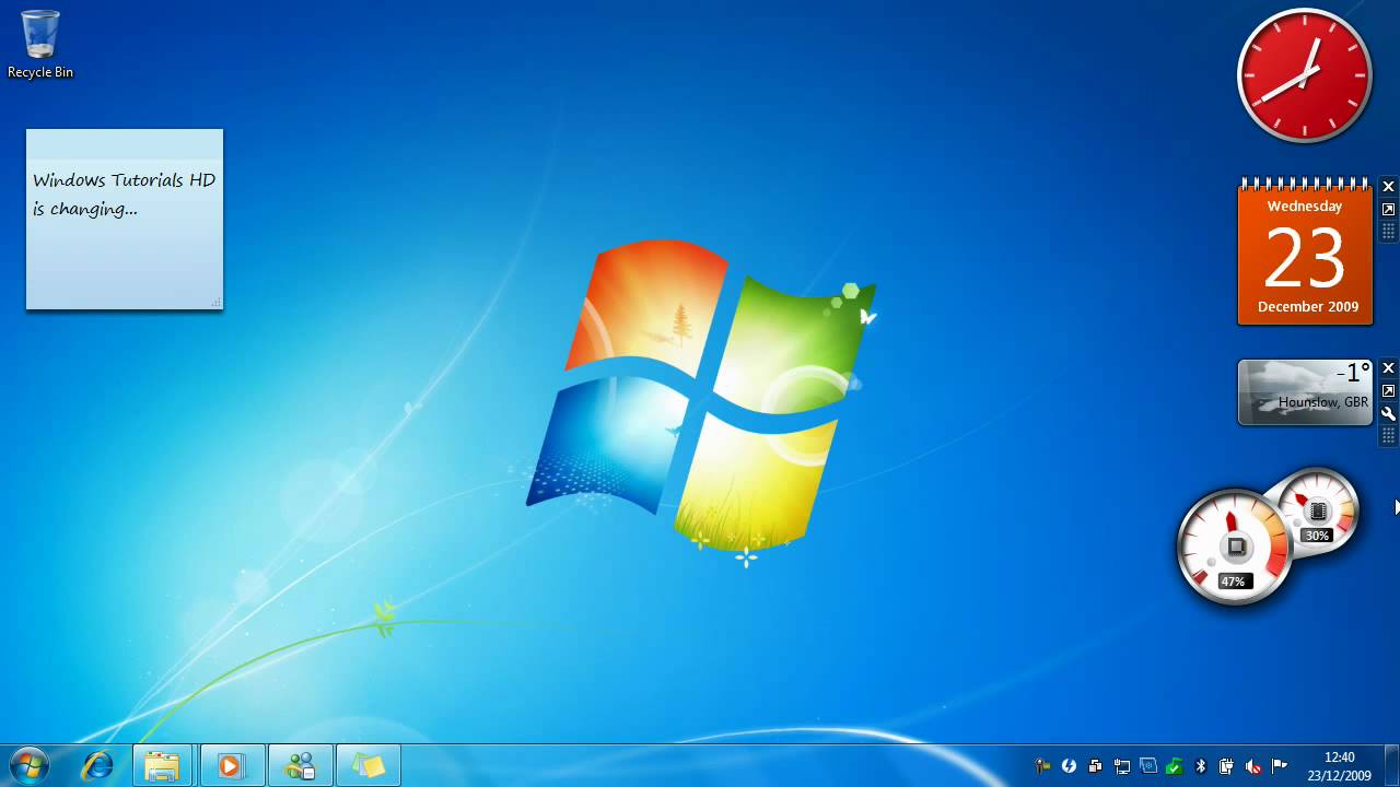 Quick Look At Windows 7 Professional x64 Retail - YouTube