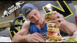 McDonald's Ultimate Dollar Menu Burger (5,000+ Calories) | Furious Pete