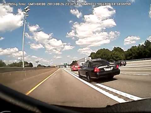 Dekalb County Police Driving Poorly in Gwinnett County Car #12143