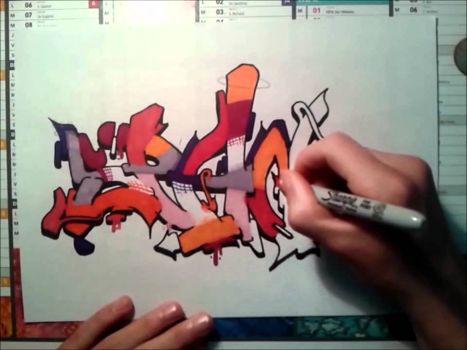 " spane 34 " graffiti blackbook sketch full colors on paper =) - YouTube