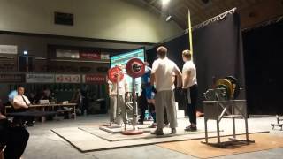 240 kg Raw Sub-Junior squat @ 83 kg