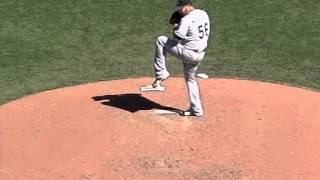 RHP Guillermo Moscoso pitching mechanics